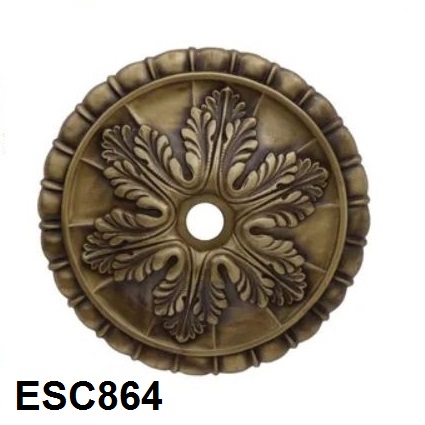 Large backplate in floral design for wall mounted fountain spout in Malta - MaltaWebShop.Com