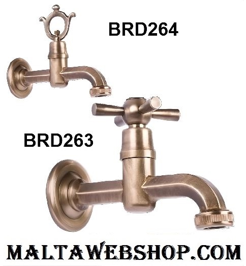 Retro style water tap with cross handle - MaltaWebShop.com