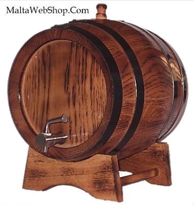 Mini decorative wooden barrel - Malta