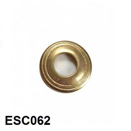 Small rosette in brass for wall mounted tap in Malta - MaltaWebShop.Com
