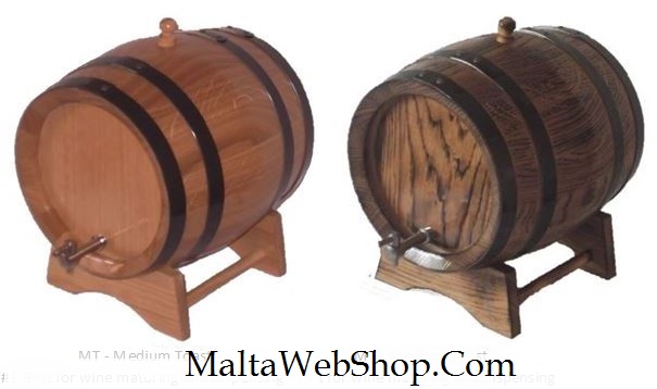 Miniature oak wood barrels, kegs and casks in Malta - MaltaWebShop.Com