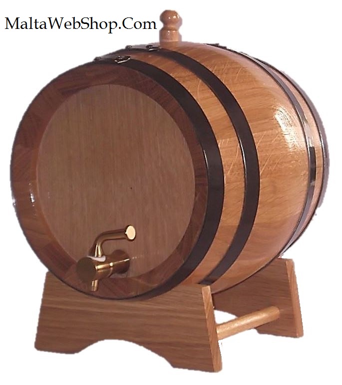 Small wine barrels in Malta