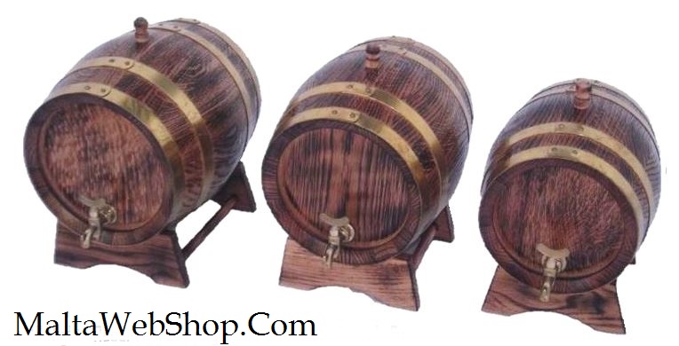 Small wooden barrels, kegs and casks in Malta - Maltawebshop.com