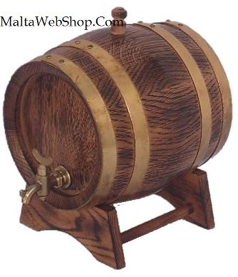 small wine barrel in Malta