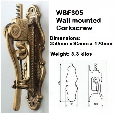 artistic wall hanging corkscrew