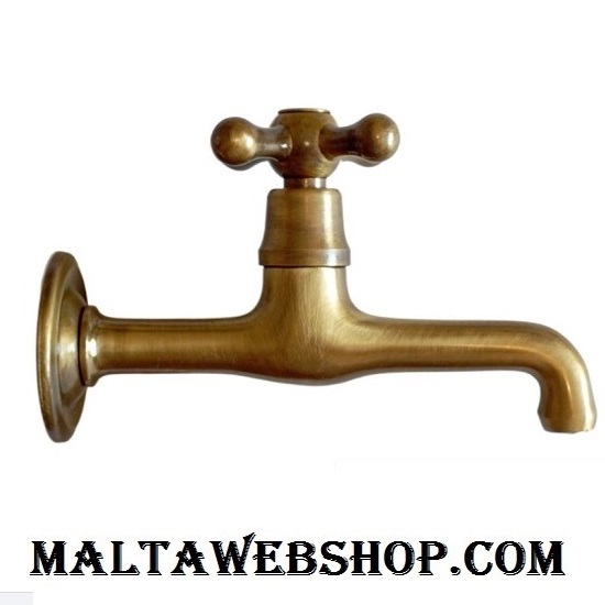 Classic decorative bathroom tap in bronze finish in Malta