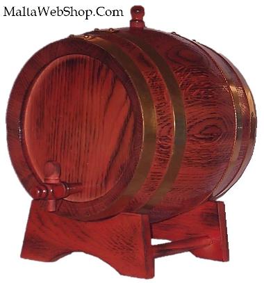 small wine barrel in Malta