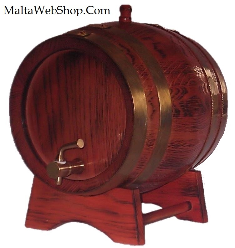 small wine barrel in Malta